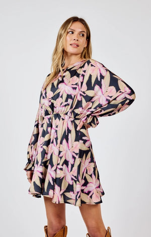 CANDLELIGHT DOLMAN MINI DRESS