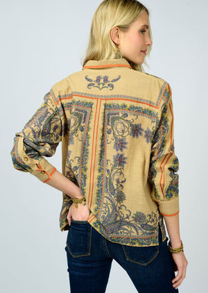 PAISLEY BORDER SHIRT
