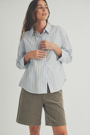 LOOSE FIT STRIPED SHIRT