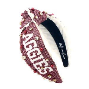 GAMEDAY CROSS STITCH HEADBAND