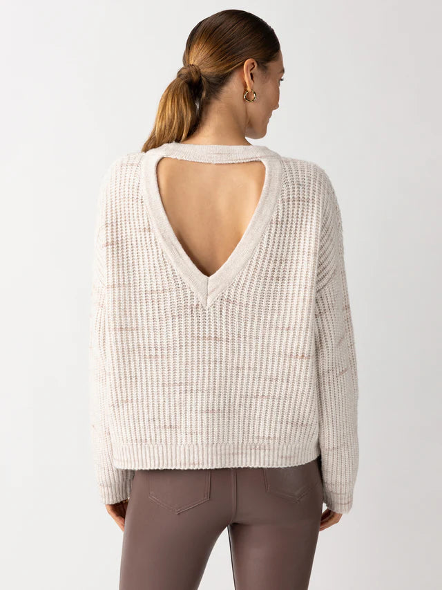 COZY V BACK SWEATER