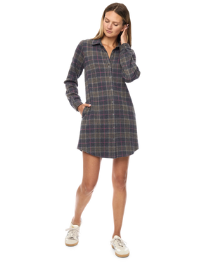 LYNDEN KNIT FLANNEL DRESS