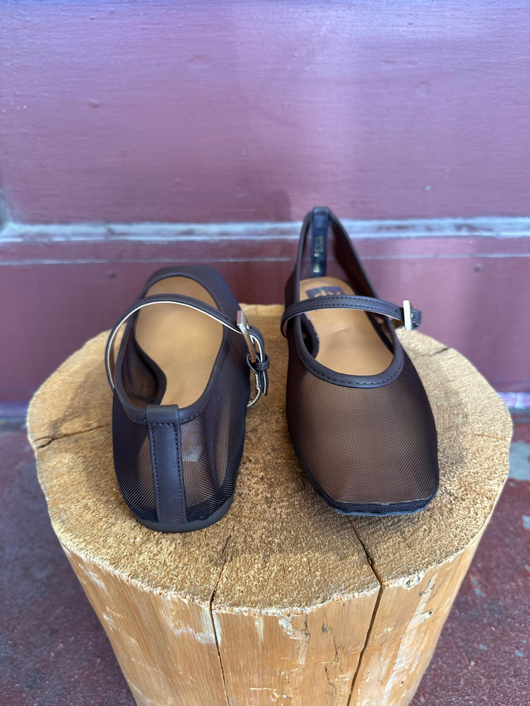 FABES MESH MARY JANE FLAT