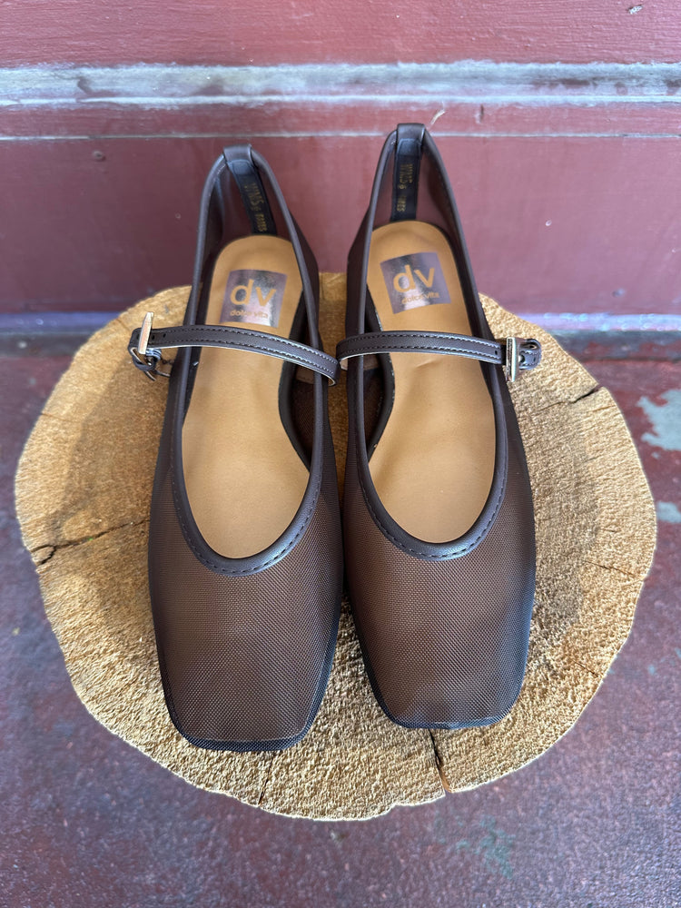 FABES MESH MARY JANE FLAT