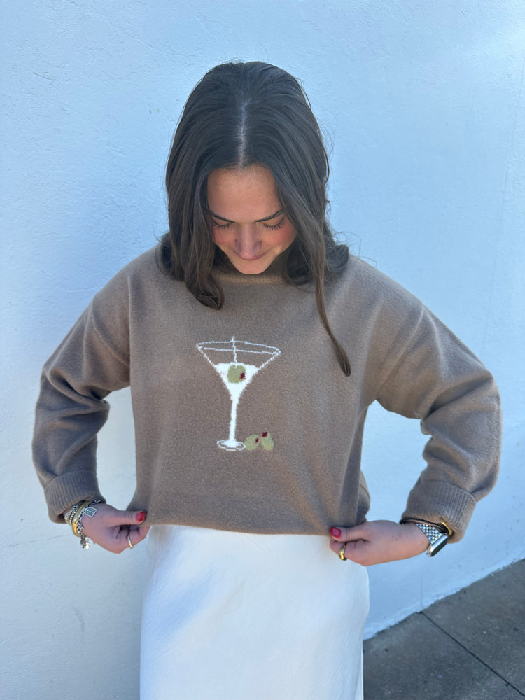 MARTINI MOCK NECK SWEATER