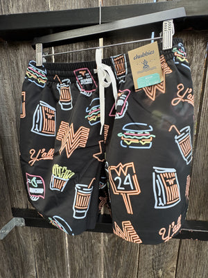 5.5"  NEON WHATABURGER CLASSIC LINED SWIM TRUNK