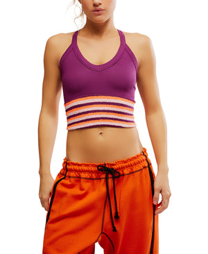 ALL CLEAR VNECK STRIPE CAMI