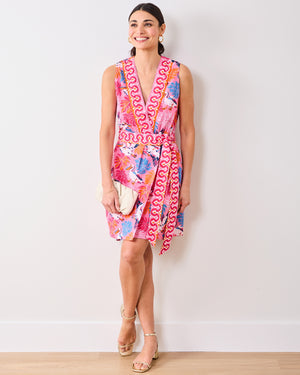 PLAYA DRESS IN PELICAN PALMS