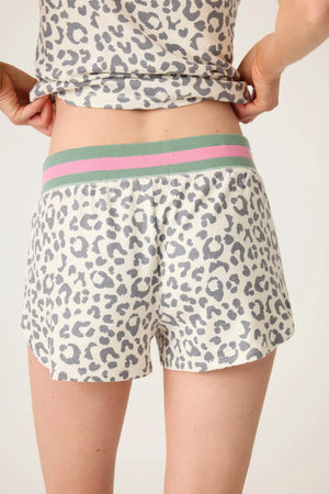 LIFE IN LEOPARD PJ SHORTS