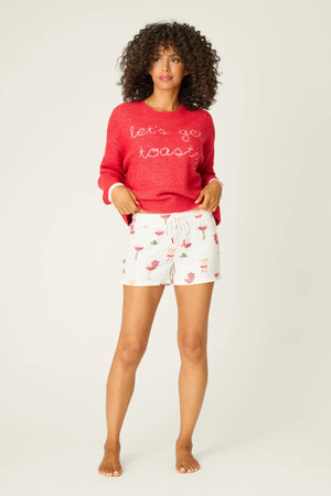 LETS GET TOASTY PJ SHORT
