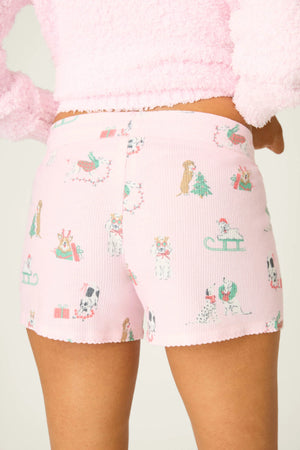 PEACE&PAWLIDAYS PJ SHORTS