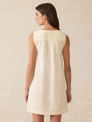 LINEN DENIM MALIBU MINI DRESS