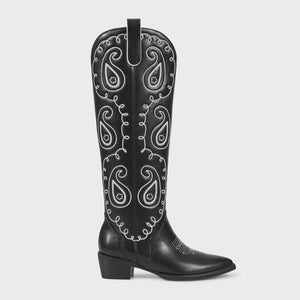 THE JEANNIE BOOT BLACK