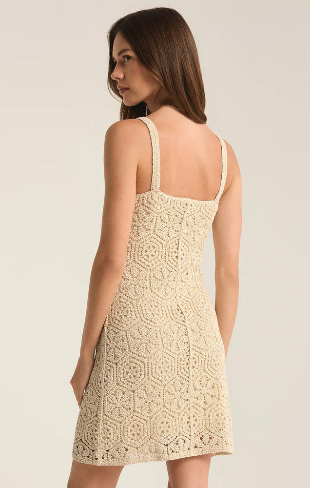 ALLURE CROCHET MINI DRESS