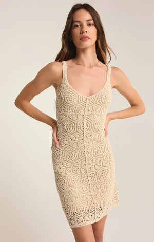 ALLURE CROCHET MINI DRESS