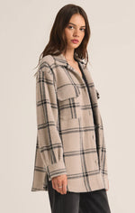 Z SUPPLY PLAID TUCKER JACKET