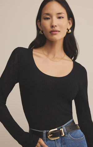 TIBI SCOOP MESH SWEATER ZW253385
