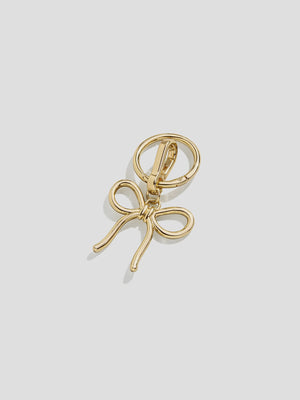 GOLD BOW BAG CHARM