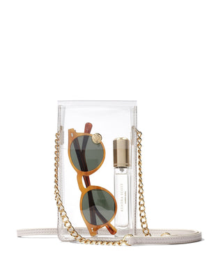 KENDRA SCOTT CLEAR SMALL CROSSBODY