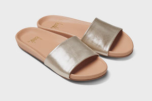 GALLITO LEATHER SLIDE SANDAL