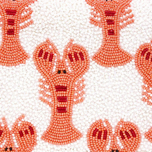 LINDA LOBSTER BEADED HANDBAG