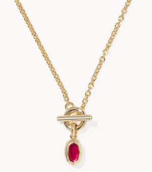 ELISA TOGGLE PENDANT NECKLACE