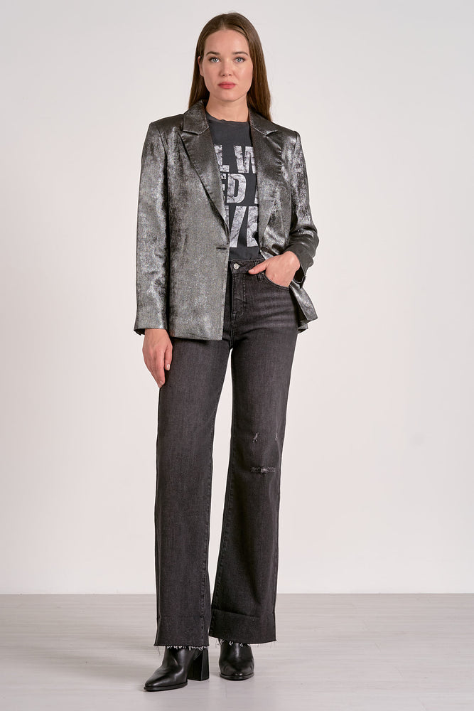 BLAZER W/WIDE LAPEL